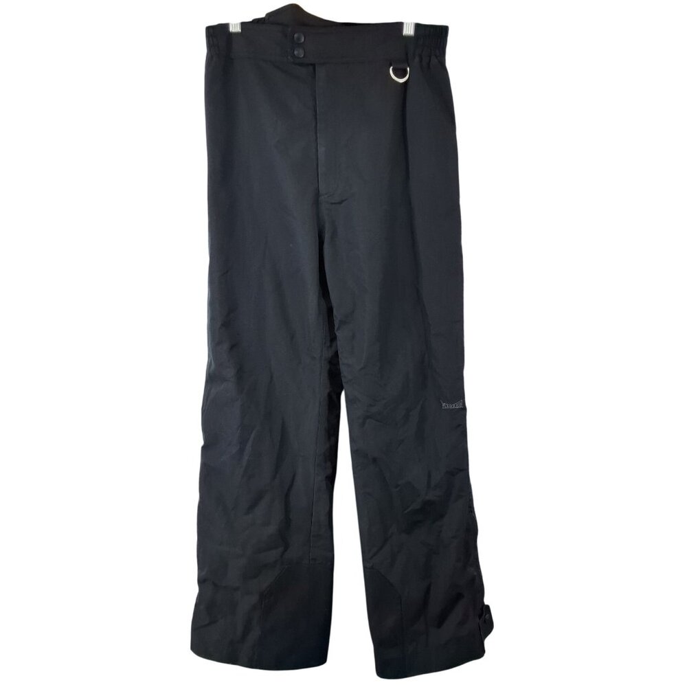 Marker Ski Pants‎ Large Black Snap Waist & Zipper Closure